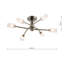 Nevaeh Glass Semi Flush Mount-13189485