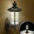 Black Solar Powered Integrated LED Fence Post Cap Light 8 In. X 8 In.
