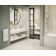 Identity 24" Extra Long Wall Mounted Towel Bar with Installation Hardware