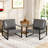 Angellina Faux Leather Armchair-1298459520