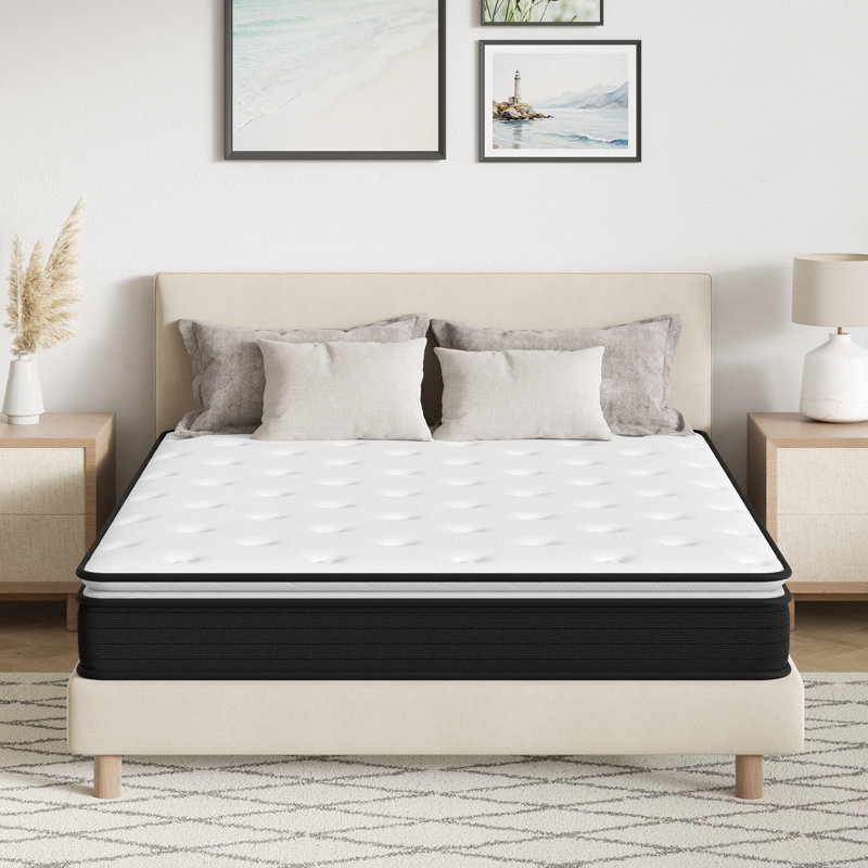 8"/10"/12" Plush Pillow Top Mattress - Sleep by Wayfair™, Queen, 8"