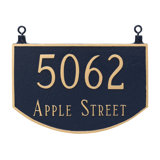 Prestige 2-Line Hanging Address Plaque