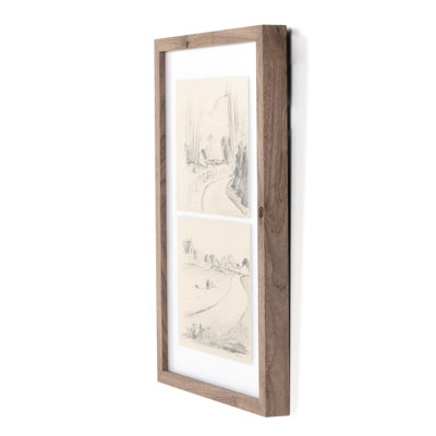 In the Country I Framed Drawing Print