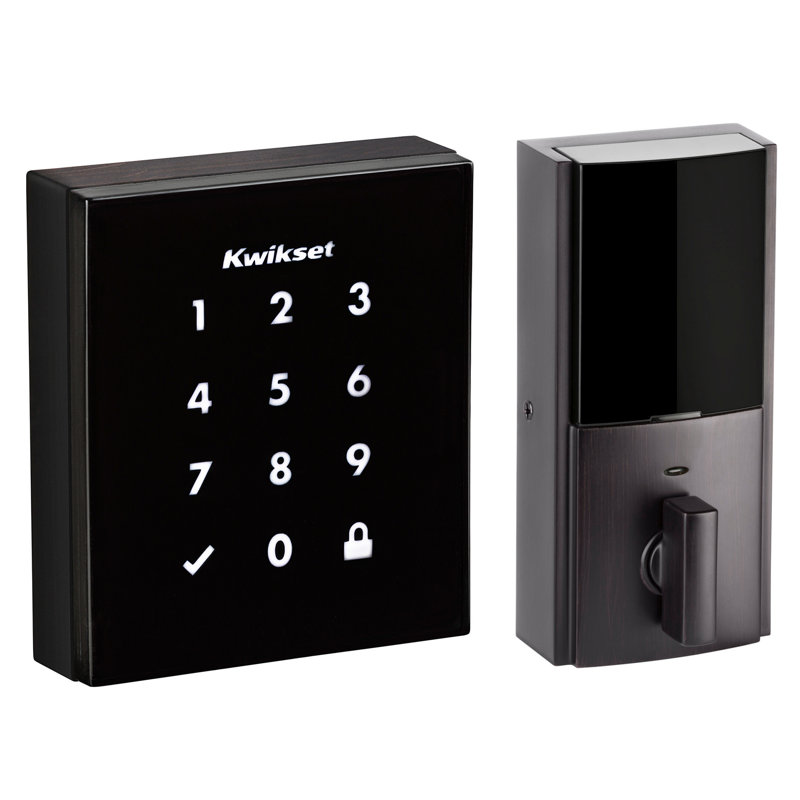 Obsidian Keyless Entry Electronic Touchscreen Deadbolt, Venetian Bronze