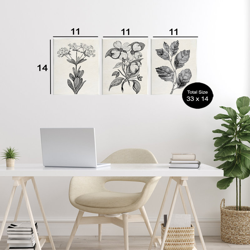 Plaque murale Classic Natural Botanicals, design par Karen Smith