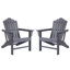 Chaise Adirondack en plastique Byrge-1371150507