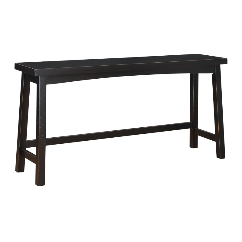 Ensemble de table de salle à manger à hauteur de comptoir 4 pièces 72 po x l 18 po