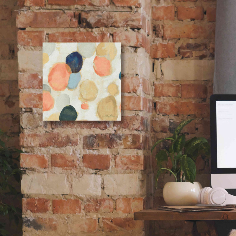«Eped Graffiti« Painted Pebbles II Boho »par Silvia Painted Pebbles II Boho sur toile par Silvia Vassileva, reproduction