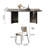 Brown Luxury Marble Rectangular Dining Table Sets-104367397-130774321