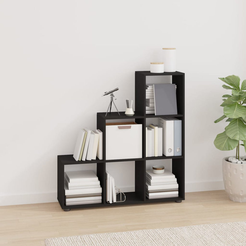 Meuble de rangement pour bibliothèque vidaXL, Noir, L 41 po x P 11,4 po x H 42,1 po
