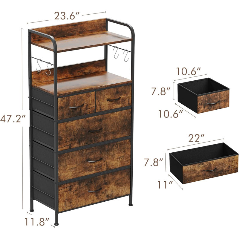Mugisha Accent Cabinet, Brown
