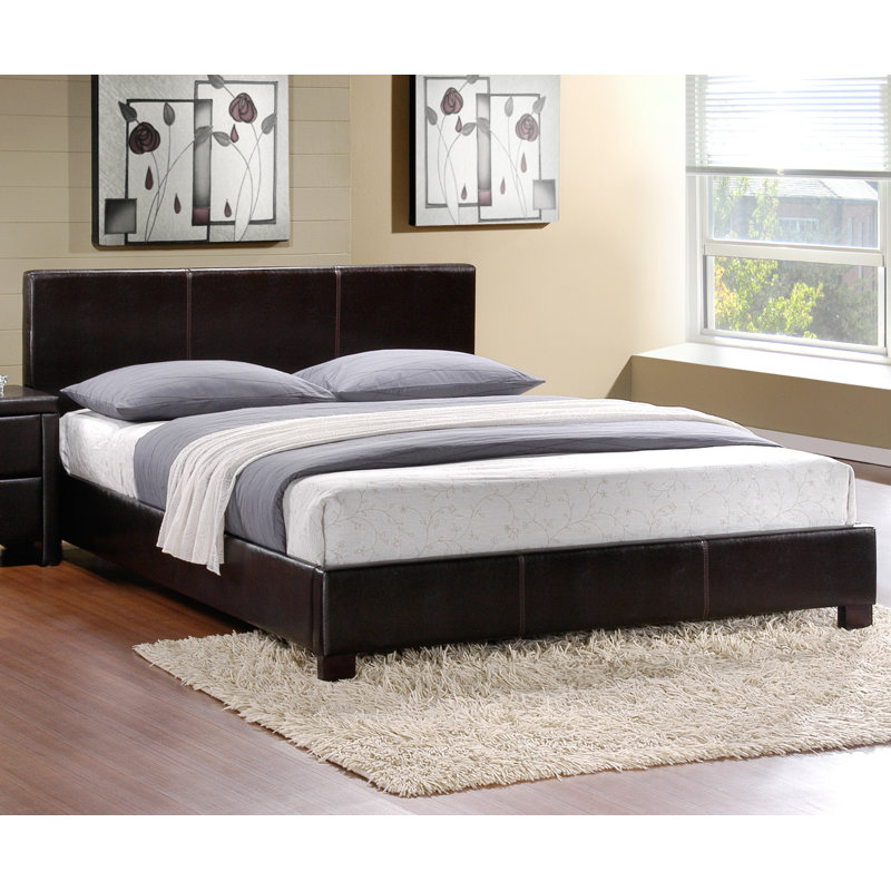 Anstett Vegan Leather Platform Bed, California King