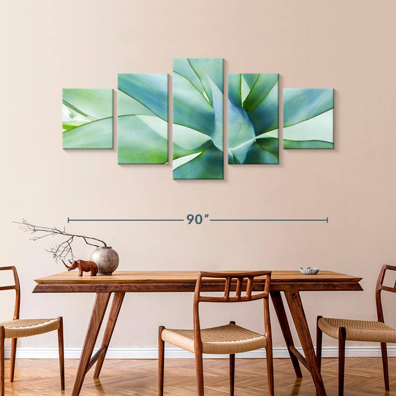 Agave Leaves, 42" H x 92" W