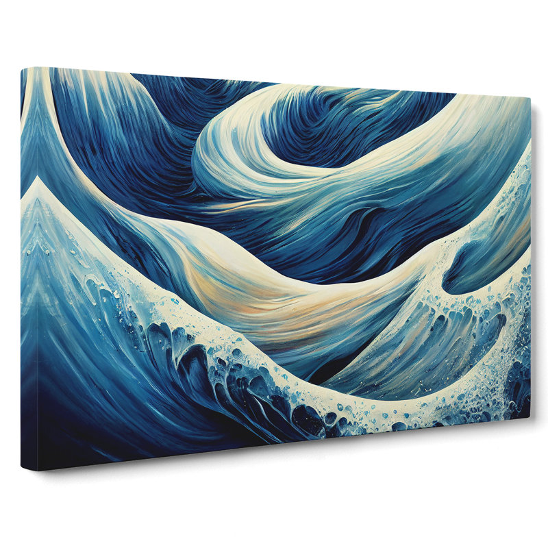 Surreal Ocean Wave Vol.1 Abstract, 50cm H x 76cm W x 3cm D