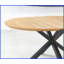Table basse extensible en MDF avec pieds en métal - Stable, facile à assembler pour la salle à manger Bureau-780004277