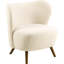 Carnelian Upholstered Wingback Chair