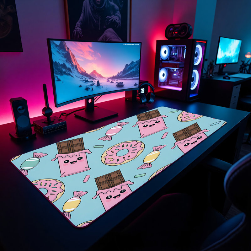 Polyester Desk Pad, 23.6x13.8