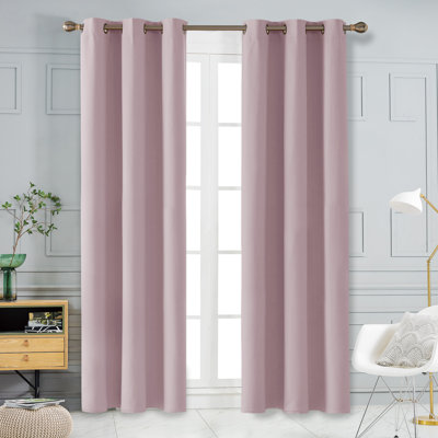 Lionel Room Darkening Curtain Single Panel
