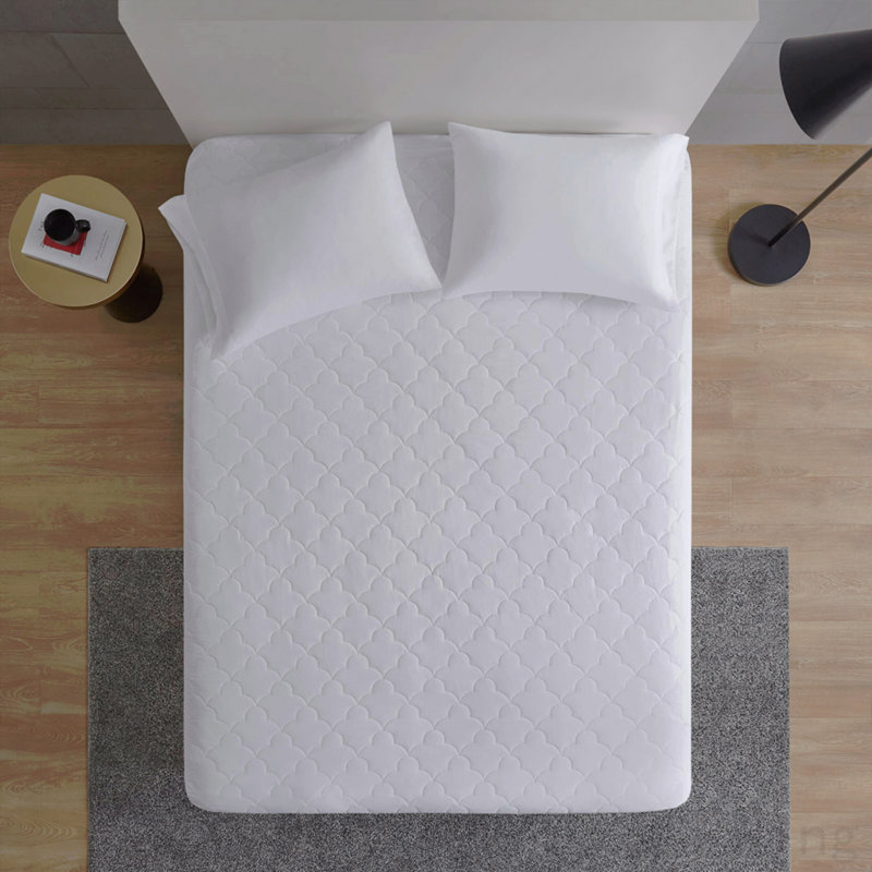 Protège-matelas matelassé en coton percale