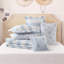 6 PCS Full/Queen Comforter Set, Blue