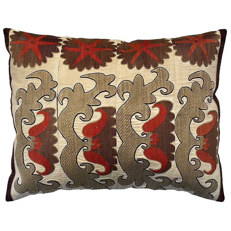 Housse de coussin lombaire et insert Vintage Samarkand
