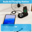 Armoire intelligente de style campagnard: applis / lumières RVB à distance + 2 AC + 2 ports USB