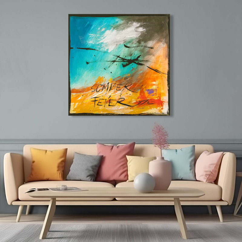 Summer Fever - Wrapped Canvas Print, 50cm H x 50cm W x 4cm D