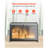 Bread Box for Kitchen Counter Large Capacity Bamboo Storage Container Black