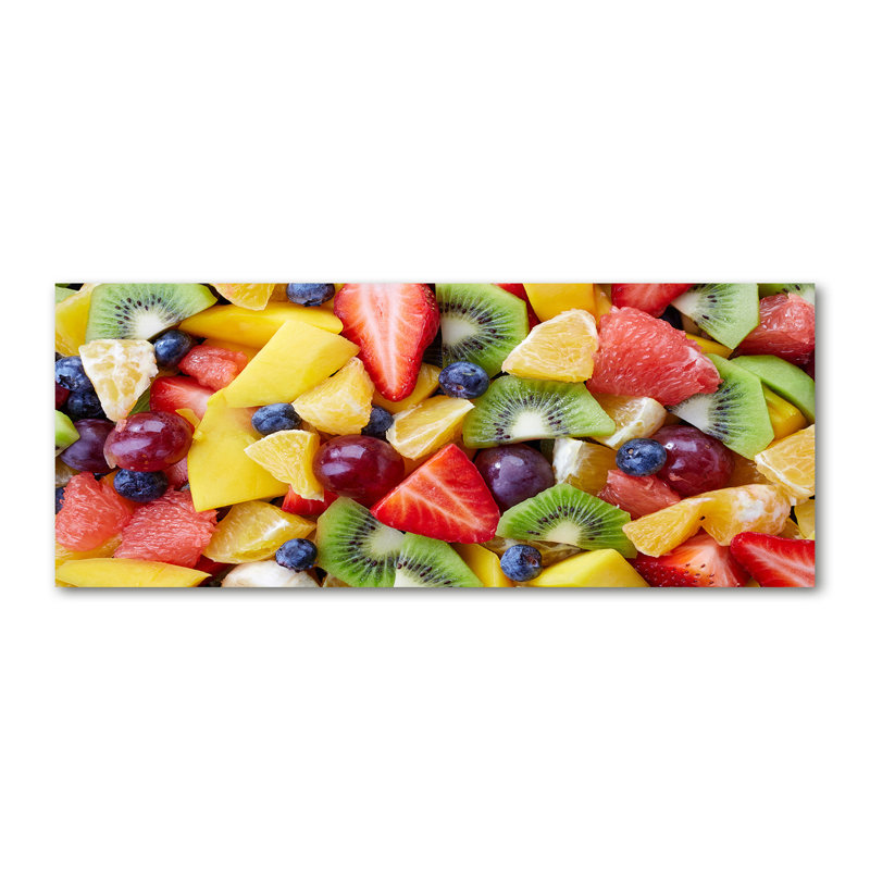 Chopped Fruit - Print, Glass, 70cm H x 100cm W x 4cm D