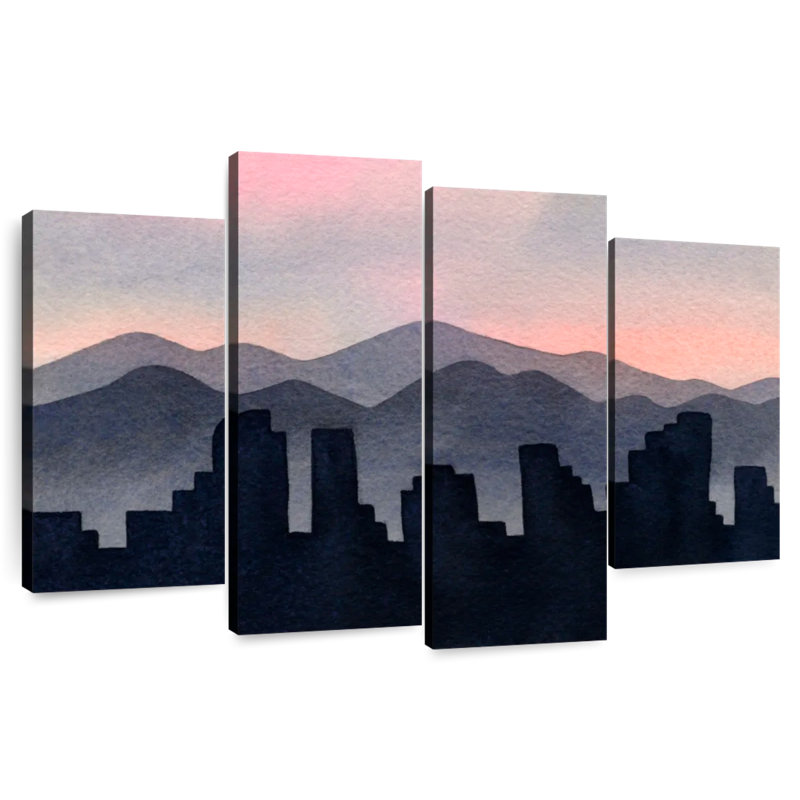 Horizon abstrait de Sireci, H 22 po x l 36 po