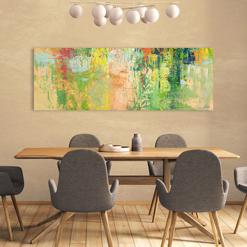 Jungle by Lucas - Wrapped Canvas Panoramic Painting, 40cm H x 120cm W x 4cm D