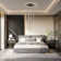 Keysha 6 - Light Unique Rectangle LED Dimmable Pendant Long Staircase Chandelier