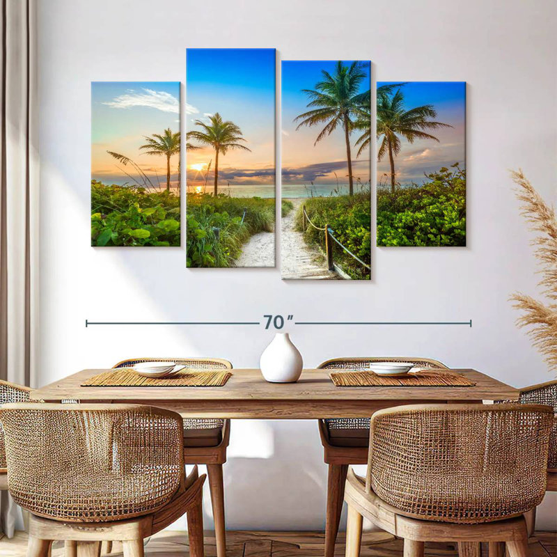 Keesha Florida Beach Summer Sunrise, 42" H x 68" W