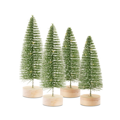 Ensemble de 4 arbres en plastique avec ensemble del