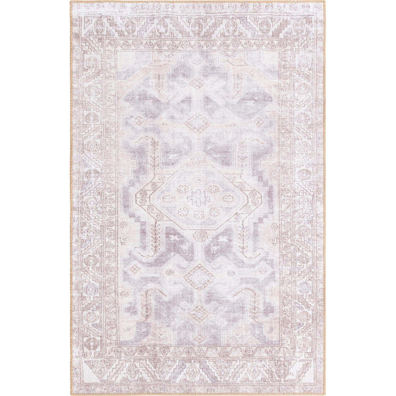 Chenille Geometric Indoor Rug, Rectangle 3'6" x 5'6"