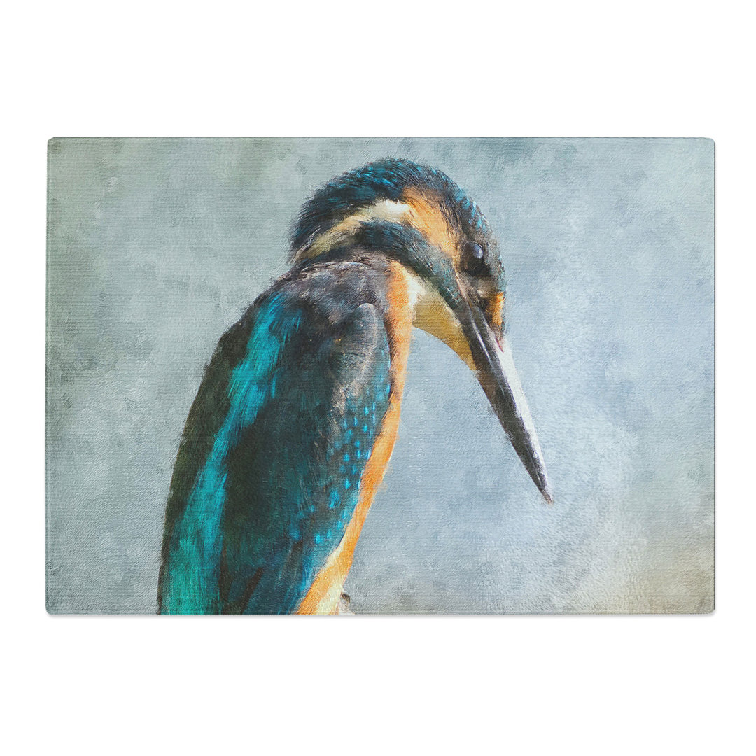 Kingfisher Bird Vol.1 Painting Chopping Board