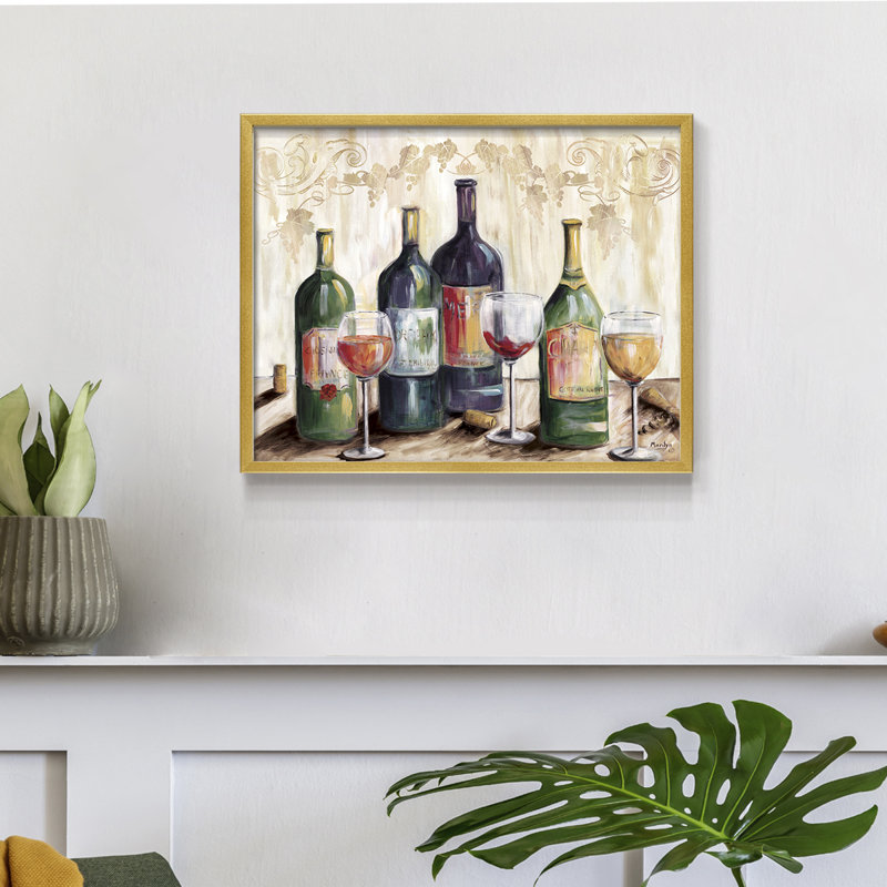 The Dinner Party -Framed Print - Restickable, 16" H x 20" W