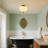 Glint 1 - Light Schoolhouse Milk Glass Flush Mount Ceiling Light for Hallway