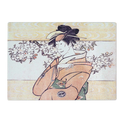 Tempered Glass Segawa Tomisaburo II by Sharaku Toshusai Chopping Board