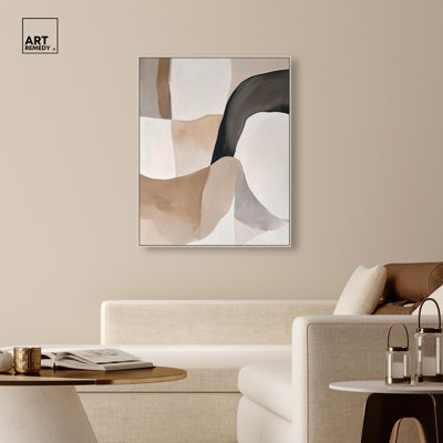 Curvilinear Composition I Canvas by Art Remedy