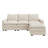 Abramson L-Shaped Corduroy Upholstered Sectional Comfy Cloud Couch-1008906966
