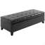 Banc de rangement avec repose-pieds HOMcom-1536323391