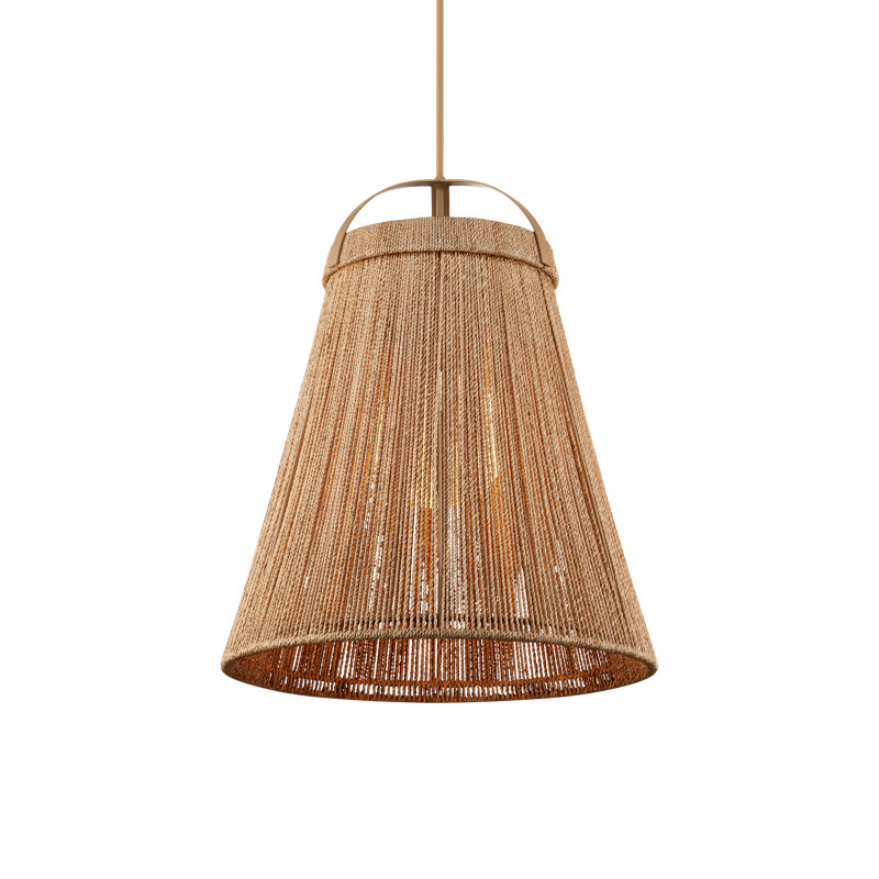 Parnell 1 - Light Pendant, White/Gesso White/Frosted White