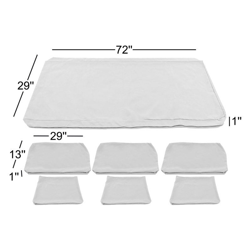 Housse de coussin Melrose, Blanc