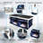 47.24 in. L Aluminum Rectangular Adjustable Picnic Table