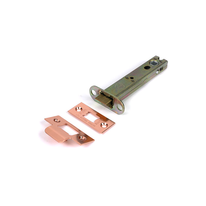 Aged Brass 5" Heavy Duty Latch, Polished Bronze
