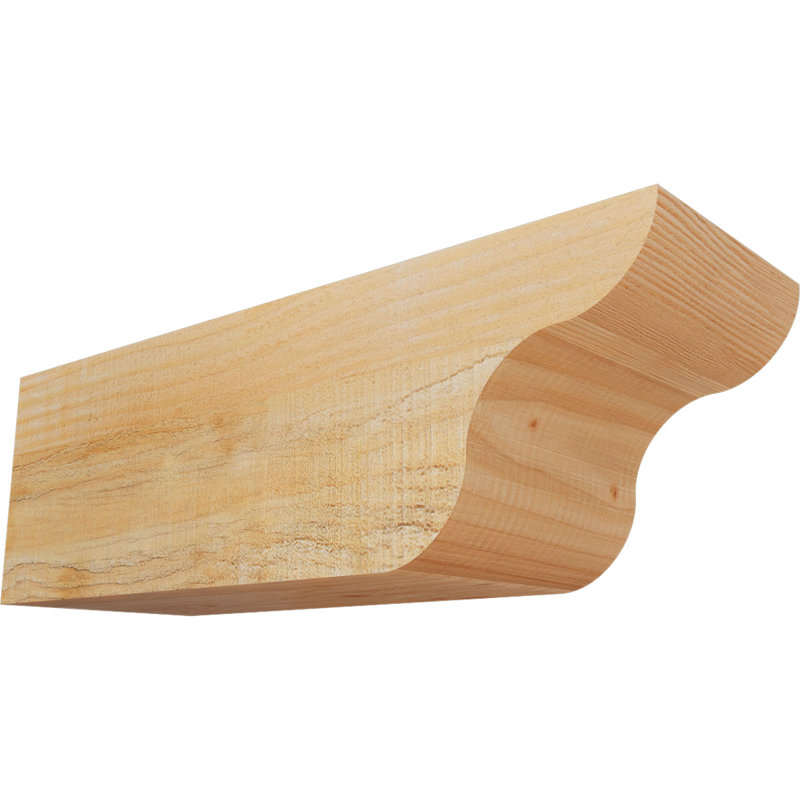 Queue de chevron Carmel, Douglas, 6"H x 6"W x 18"L