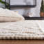 Tapis en laine / coton tissé à la main Angadveer de couleur ivoire / beige-2092742152