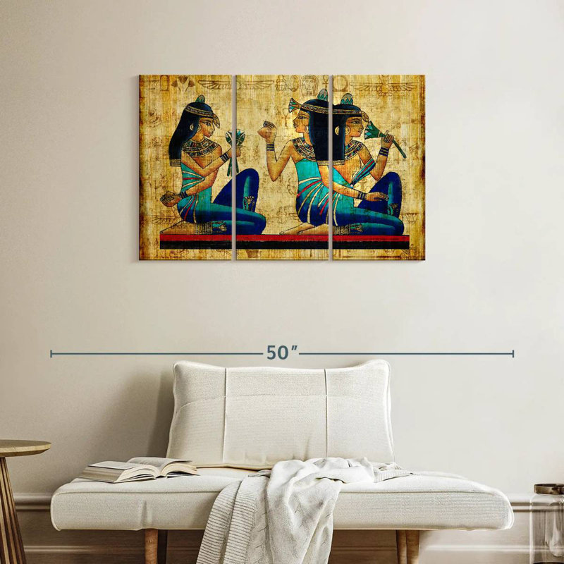 Keiri Ancient Egyptian Parchment, 24" H x 38" W