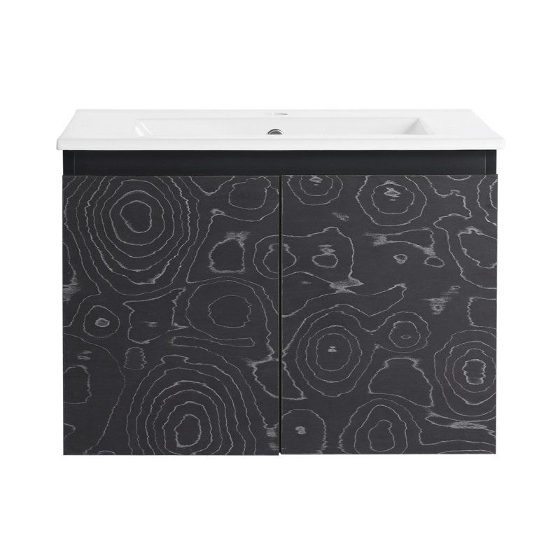 Meuble-lavabo mural Minimalist Design, 24"